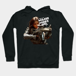 Cyberpunk Badass Gamer Girl Specforce Hoodie